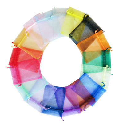 Logo personnalisable Sac à organes à boucle souple Petits sacs à cordes pour l'emballage de bijoux