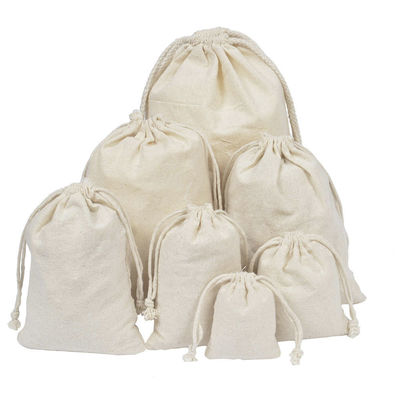 La vie de tous les jours imprimé sur mesure sac à cordes en coton sac à poussière en toile avec logo sur mesure