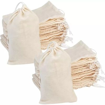 La vie de tous les jours imprimé sur mesure sac à cordes en coton sac à poussière en toile avec logo sur mesure