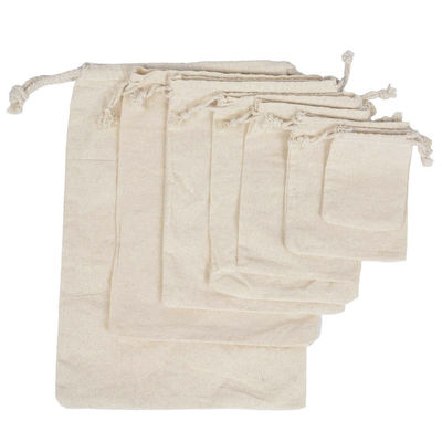 La vie de tous les jours imprimé sur mesure sac à cordes en coton sac à poussière en toile avec logo sur mesure