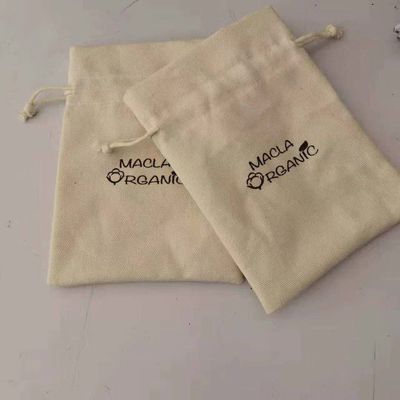 La vie de tous les jours imprimé sur mesure sac à cordes en coton sac à poussière en toile avec logo sur mesure