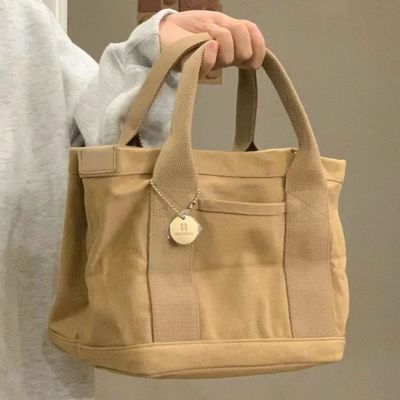Sacs à main en toile d'épicerie avec poignée de corde et autre type de motif
