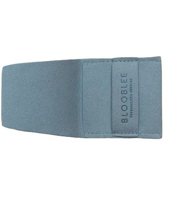 Collier cadeau en velours de microfibre imprimé sur mesure Sac d'emballage de bijoux Poche et boîte