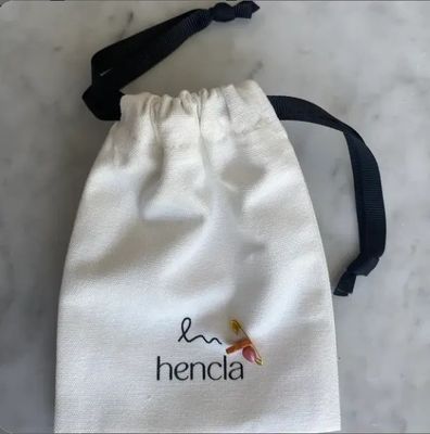 Sac à cordes en coton à boucle douce personnalisé coloré pour la protection contre la poussière
