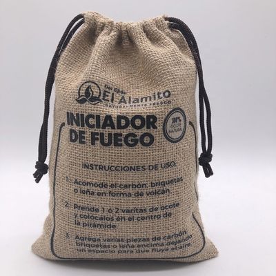 Sac à cordes en coton personnalisé avec dessin animé et logo personnalisé
