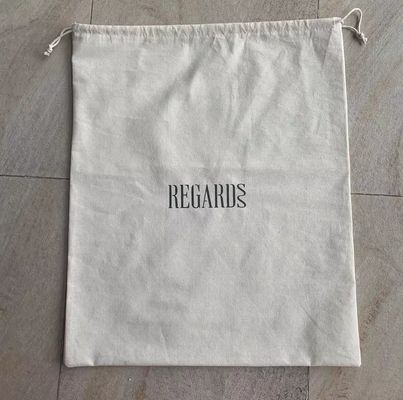 Sac à cordes en coton personnalisé avec dessin animé et logo personnalisé