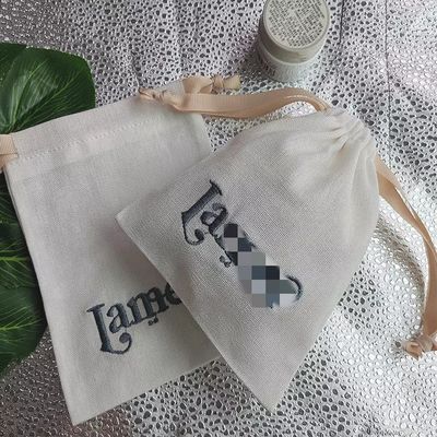 Sac à cordes en lin de jute parfait pour bijoux et stockage numérique réutilisable