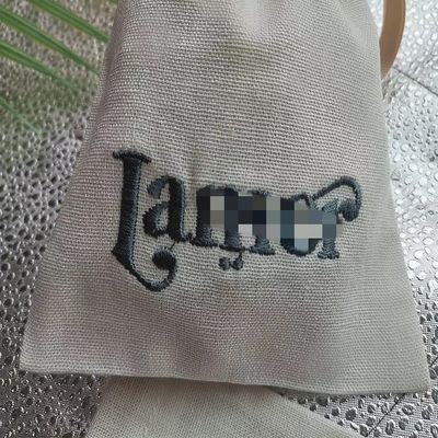 Sac à cordes en lin de jute parfait pour bijoux et stockage numérique réutilisable
