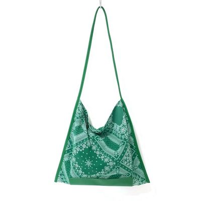 Fermeture ouverte Voyage et sortie Style ethnique Femmes sac de magasinage à imprimerie Paisley