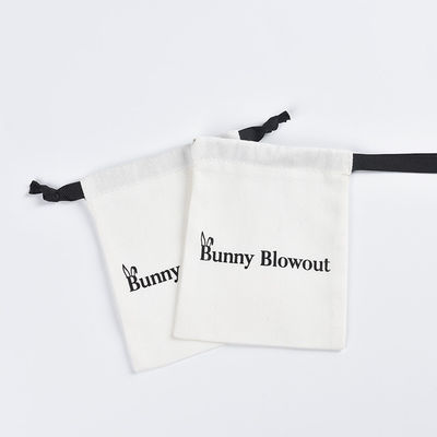 Sac à cordes en coton à logo personnalisé pour un rangement facile des lunettes et des produits numériques