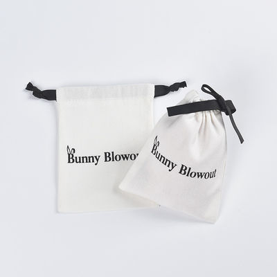 Sac à cordes en coton à logo personnalisé pour un rangement facile des lunettes et des produits numériques