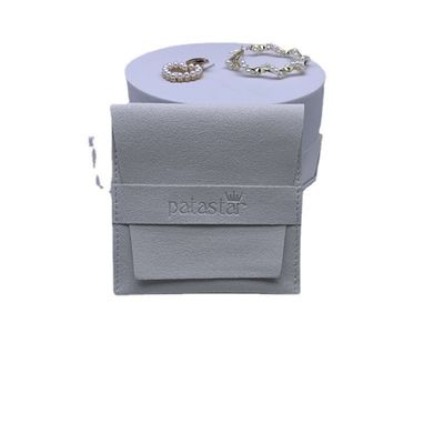 OEM/ODM Acceptable sac à bijoux pour les accessoires personnalisés de logo de luxe suède