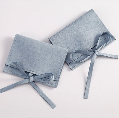 OEM/ODM Acceptable Sac à bijoux en microfibre de suède Style de luxe pour logo personnalisé