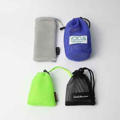 Coloris personnalisés Ronde en bas Mini sac à cordes pour les écouteurs et le stockage du câble de données