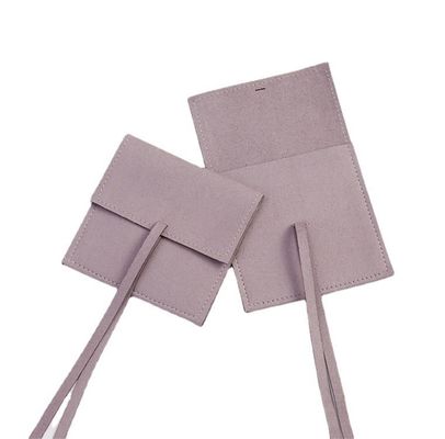 OEM/ODM Acceptable Sac à bijoux en microfibre de suède Style de luxe pour logo personnalisé