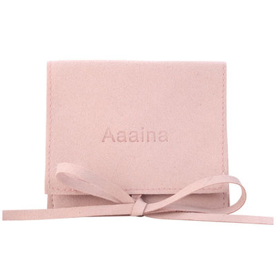 OEM/ODM Acceptable Sac à bijoux en microfibre de suède Style de luxe pour logo personnalisé