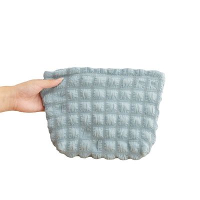 OEM/ODM Acceptable Sac cosmétique en maille puffée mignonne pour sacs de toilettes de voyage en mini toilette