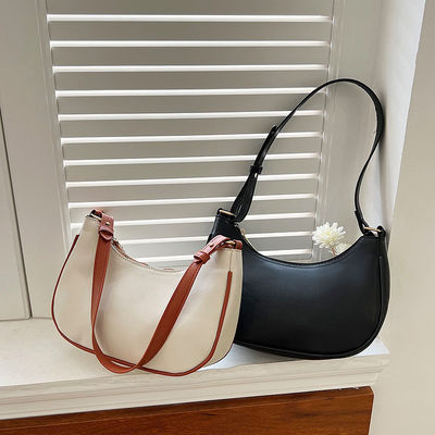 Sac à soupes pour les femmes, pour les personnes âgées, sac à main de couleur solide.