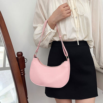 Sac à soupes pour les femmes, pour les personnes âgées, sac à main de couleur solide.