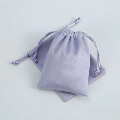 Sac scolaire Trolley Velours à corde à dessin Sac à bijoux pour emballage de logo personnalisé