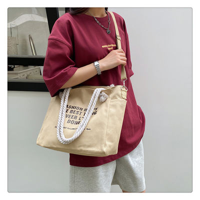 Unisexe imperméable à l'eau de luxe toile Corduroy sac à main pour la vie quotidienne de couleur personnalisée