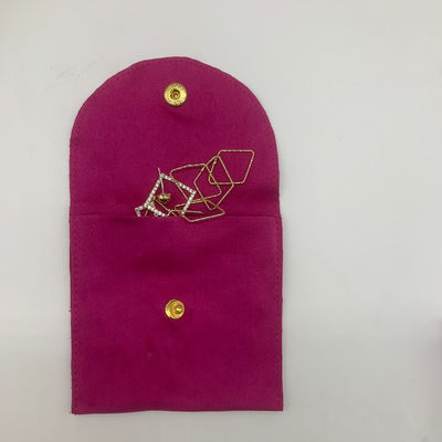 Des bijoux en suède personnalisés, écologiques, sac à bijoux, emballage, type d'affichage