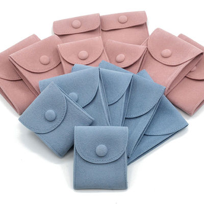 Emballage de bracelet personnalisé Sacoche de bijoux Enveloppe cadeau Sac en microfibre Logo personnalisé