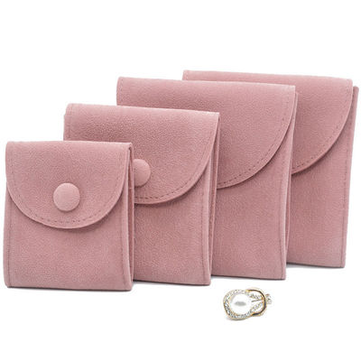 Emballage de bracelet personnalisé Sacoche de bijoux Enveloppe cadeau Sac en microfibre Logo personnalisé