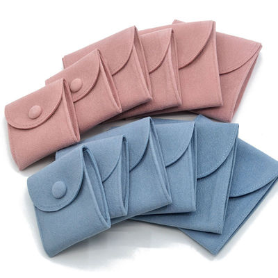 Emballage de bracelet personnalisé Sacoche de bijoux Enveloppe cadeau Sac en microfibre Logo personnalisé