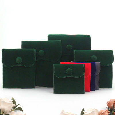 OEM/ODM acceptable sac d'emballage de bijoux en couleur personnalisée avec logo imprimé