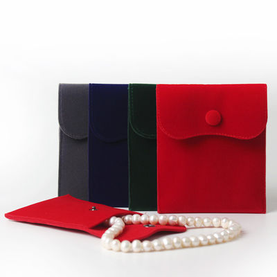 OEM/ODM acceptable sac d'emballage de bijoux en couleur personnalisée avec logo imprimé