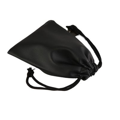 Logo personnalisé PU cuir imperméable à l'eau sac à cordes pour bijoux et cadeaux emballage
