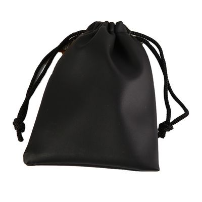 Logo personnalisé PU cuir imperméable à l'eau sac à cordes pour bijoux et cadeaux emballage
