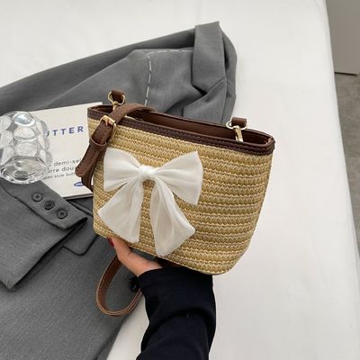 Promotion vacances d'été mode femmes Daisy seau sac à épaule avec logo personnalisé