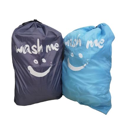 Sac de linge en nylon à corde de couleur personnalisé pour le lavage lourd de la mode