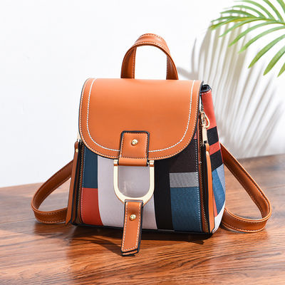 2022 Sacs à dos pour femmes étudiantes Mode Femmes Petit sac à dos avec matériau principal PU