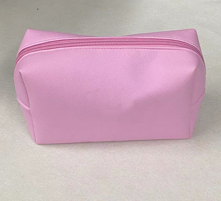 Sac de maquillage cosmétique en coton Pu à couleur mixte Sac de lavage de poussière vierge avec couleur personnalisée