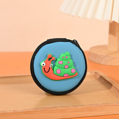 Modèle Type autres Ronde 2d 3d Ligne de monnaie usb écouteurs Pvc Eva organisateur sacs