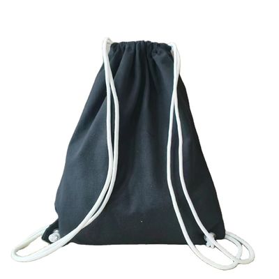 Logo personnalisé motif de toile de coton sac à dos à la corde pour chaussures de basket