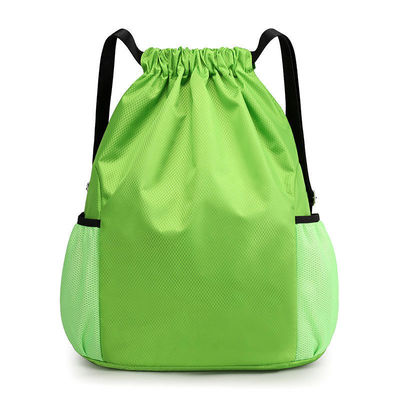 Sac à dos de course imperméable à l' eau avec un compartiment chaussure et une fermeture à corde