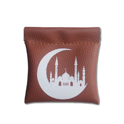 Sac à monnaie en cuir compact pour musulman de couleur personnalisée
