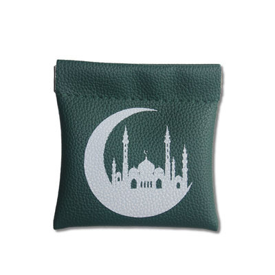 Sac à monnaie en cuir compact pour musulman de couleur personnalisée