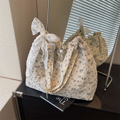 Sacs à main en paille et dentelle de mode simple pour femmes