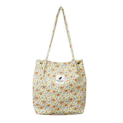 Sac à main en coton fermé parfait pour le bureau des femmes, les besoins scolaires, les achats et les voyages