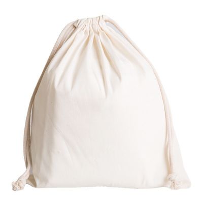 Sac à poussière en coton naturel à corde à tirer avec tissu imperméable pour sac scolaire