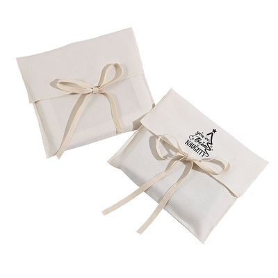 Sac d'enveloppe en coton imprimé avec logo personnalisé écologique pour sac de poussière d'enveloppe organique