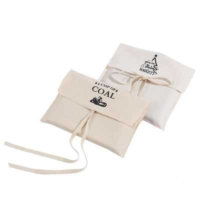 Sac d'enveloppe en coton imprimé avec logo personnalisé écologique pour sac de poussière d'enveloppe organique