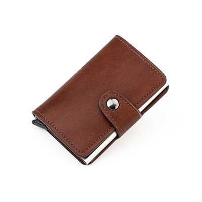 Portemonnaie pour homme en cuir en PU triple pliable avec sac à main personnalisé et commodité de stockage