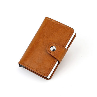 Portemonnaie pour homme en cuir en PU triple pliable avec sac à main personnalisé et commodité de stockage