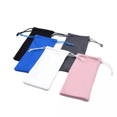Nouveaux sacs à cordes en microfibre écologique personnalisés à la mode pour sacs à lunettes
